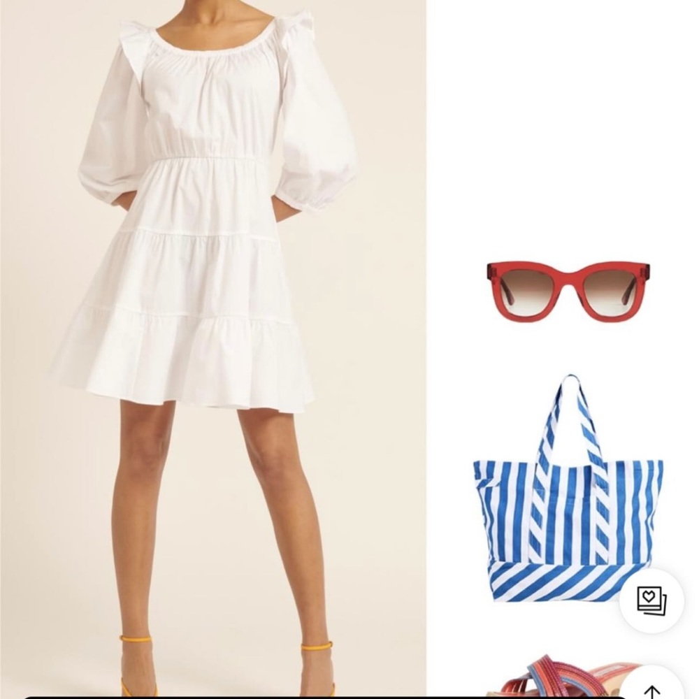 Rachel Parcell white dress